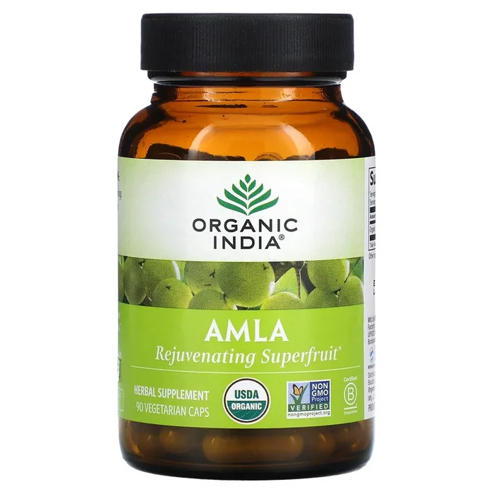 Organic India, Amla, 90 Vegetarian Capsules
