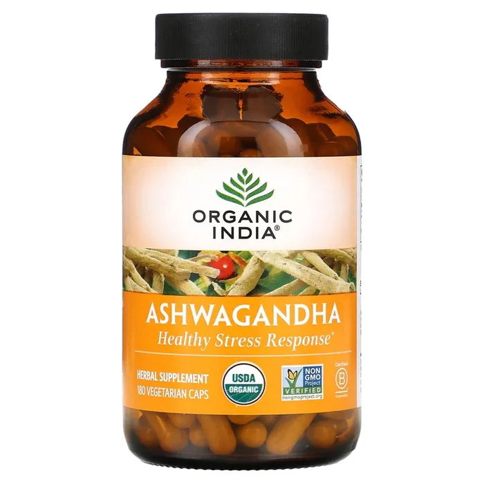 Organic India, Ashwagandha, 180 Vegetarian Capsules