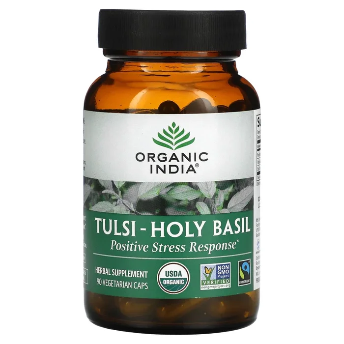 Organic India, Tulsi Holy Basil, 90 Vegetarian Capsules