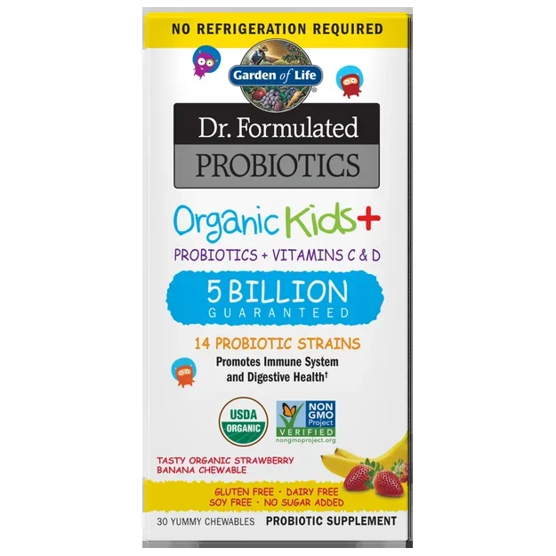 Organic Kids Probiotics Strawberry Banana