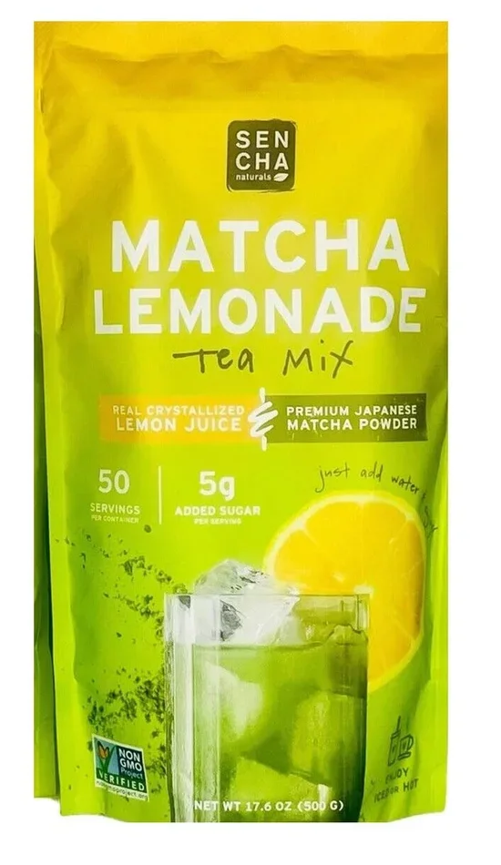Organic Matcha Lemonade Tea Mix With Premium Japanese Matcha Powder (50 Servings) 17.6 OZ