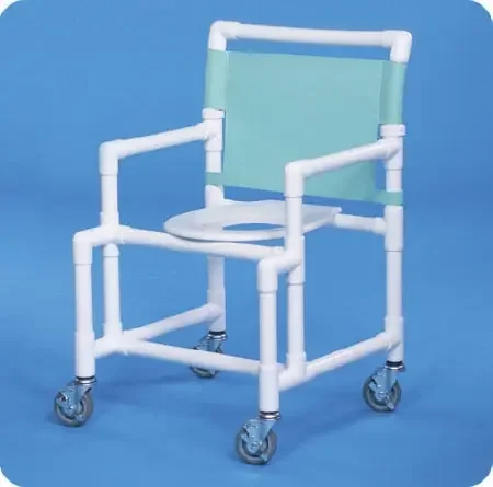 Original – Shower Chair Fixed Arm PVC Frame Mesh Back 25-1/2 Inch Seat Width – SC9200 MS