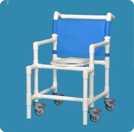 Original – Shower Chair Fixed Arm PVC Frame Mesh Back – SC9200 MS N