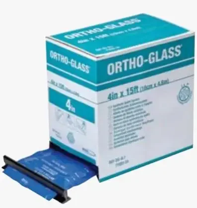Ortho-Glass – Padded Precut Splint ORTHO-GLASS 6 X 45 Inch Fiberglass White – OG-645PC