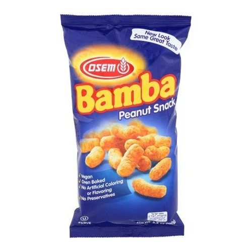 Osem, Bamba Peanut Snacks, 3.5 Oz(Case Of 12)