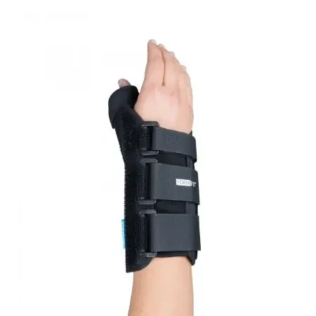 Ossur Formfit – Thumb Spica X-Small D-Ring / Hook and Loop Strap Closure Right Hand Black – 3120