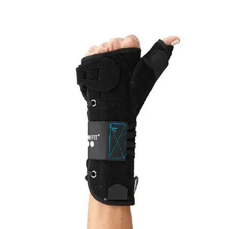 Ossur Formfit Universal – Thumb Brace Ossur FormFit Universal Pediatric Child Size Single-Pull Lace / Hook and Loop Closure Right Hand Black – B-253603300