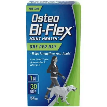 Osteo-Bi-Flex – Joint Health Supplement Vitamin D / Glucosamine 400 IU – 1500 mg Strength Caplet 30 per Bottle – 03076833049