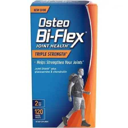 Osteo-Bi-Flex Triple Strength – Joint Health Supplement Glucosamine 1500 mg Strength Tablet 120 per Bottle – 03076803578