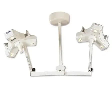 Outpatient II – Procedure Light Dual Ceiling Mount Halogen 50 Watt White – OP216DC
