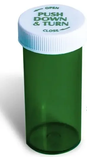 Owens Illinois – Prescription Vial 20 DRAM Green – 09670501247