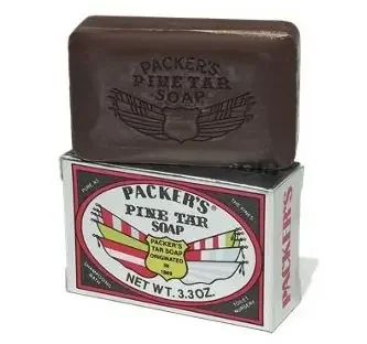 Packer‘s Pine Tar – Soap Bar 3.3 oz. Individually Wrapped Pine Scent – 99207004433