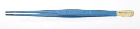 Padgett – Coagulating Forceps Crow 9 Inch Length Surgical Grade Coated Stainless Steel / Tungsten Carbide NonSterile NonLocking Thumb Handle Straight Cross Serrated Tips – PM-9043
