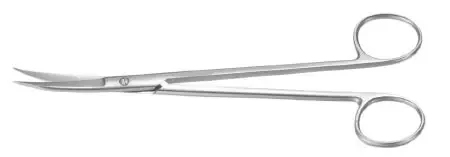 Padgett – Facelift Scissors Davis 6-3/4 Inch Length Surgical Grade Stainless Steel NonSterile Finger Ring Handle Curved Blade Sharp Tip / Sharp Tip – PM-6555