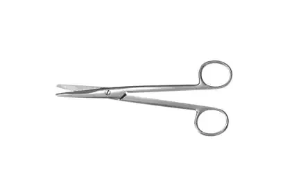 Padgett – Operating Scissors Mayo 8-1/2 Inch Length Surgical Grade Stainless Steel NonSterile Finger Ring Handle Curved Blade Blunt Tip / Blunt Tip – PM-0474