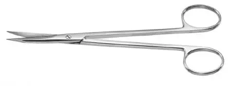 Padgett – Scissors Barsky 6 Inch Length Finger Ring Handle Curved Blade Semi Sharp – PM-0428