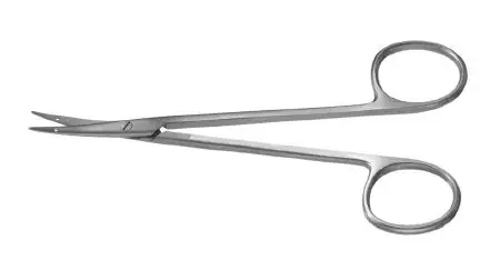 Padgett – Suture Scissors Littler 4-3/4 Inch Length Surgical Grade Stainless Steel NonSterile Finger Ring Handle Curved Blade Sharp Tip / Blunt Tip – PM-6760