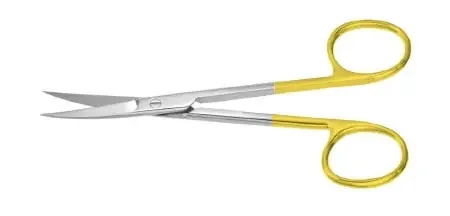 Padgett SuperCut – Dissecting Scissors 5 Inch Length OR Grade German Stainless Steel / Tungsten Carbide NonSterile Finger Ring Handle Curved Blade Sharp Tip / Sharp Tip – PM-6821TC