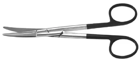 Padgett SuperCut – Facelift Scissors Kaye 7-1/2 Inch Length OR Grade German Stainless Steel NonSterile Finger Ring Handle Curved Saber Back Blunt Tip / Blunt Tip – PM-6841