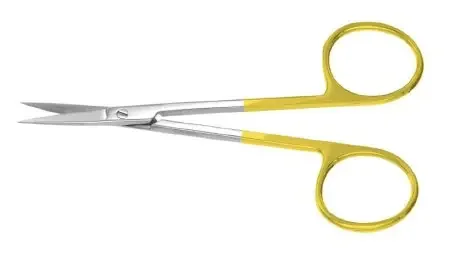 Padgett SuperCut – Iris Scissors 4-1/2 Inch Length OR Grade German Stainless Steel / Tungsten Carbide NonSterile Straight Blade – PM-6815TC
