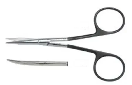 Padgett SuperCut – Scissors Jabaley 4-1/2 Inch Length OR Grade German Stainless Steel NonSterile Finger Ring Handle Curved Blade Semi Sharp – PM-6862