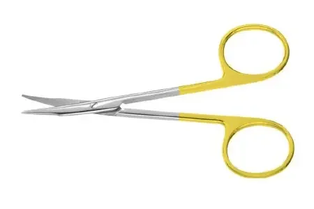 Padgett SuperCut – Tenotomy Scissors Stevens 4-1/2 Inch Length OR Grade German Stainless Steel / Tungsten Carbide NonSterile Finger Ring Handle Curved Blade Semi Sharp – PM-6860TC