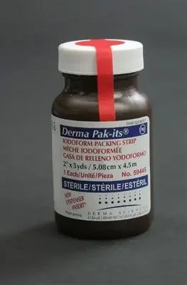 Pak-Its – Wound Packing Strip Gauze Iodoform 1 Inch X 5 Yard Sterile – 59346