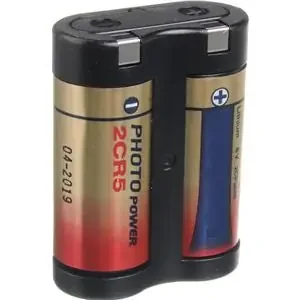Panasonic – Lithium Battery Pack 2CR5 Cell 6V Disposable 2 Pack – 3GENDL100B
