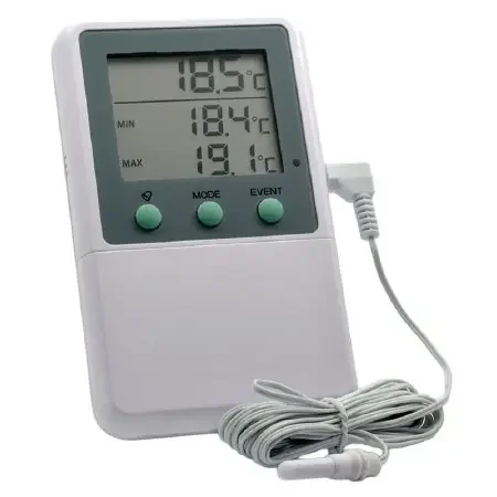 PANTek Technologies – Digital Refrigerator / Freezer Thermometer with Alarm Fahrenheit / Celsius -58° to +158°F (-50° to +70°C) Bottle Probe Desk / Wall Mount Battery Operated – ACC821RF