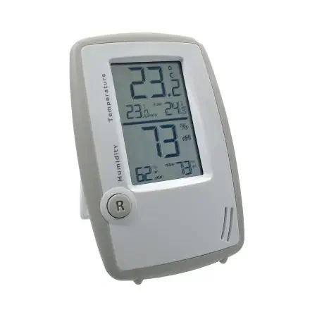 PANTek Technologies – Digital Thermometer / Hygrometer Fahrenheit / Celsius 14° to 158° F (-10° to 70° C) Internal Sensor Flip-out Stand / Hanging Battery Operated – 30515