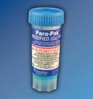 Para-Pak 2-Vial – Specimen Collection and Transport Kit 15 mL (0.5 oz.) / 15 mL (0.5 oz.) Plastic Collection Vial NonSterile – 300812