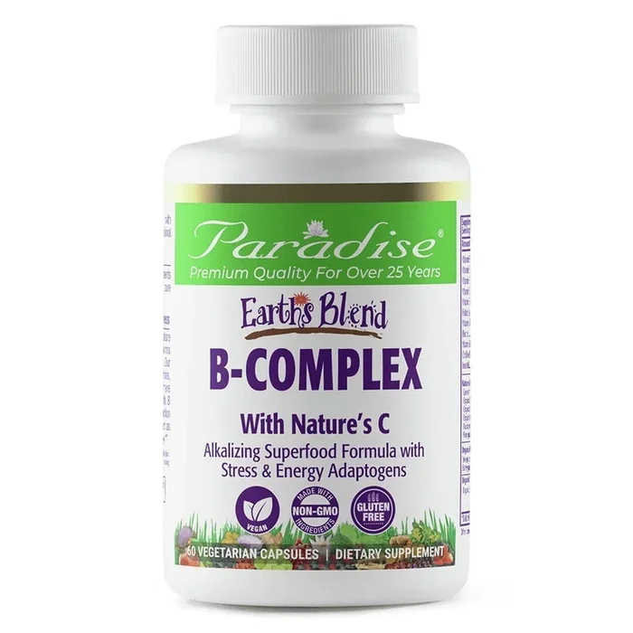 Paradise Herbs Earth’s Blend B-Complex 60 VegCap