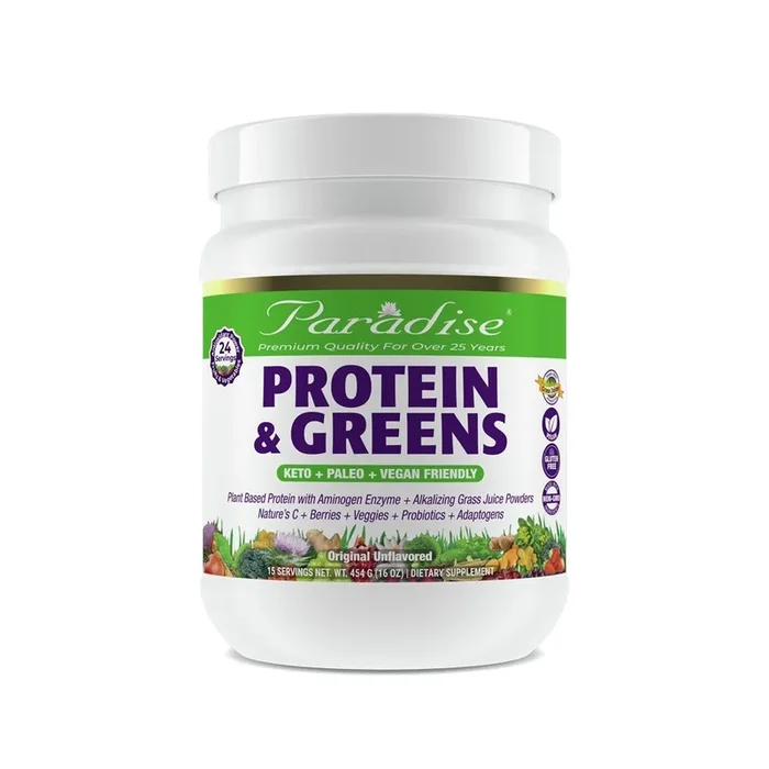 Paradise Herbs ORAC-Energy Protein & Greens Unflavored 454 g Powder