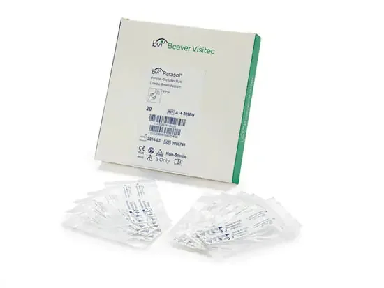 Parasol – Eye Occluder Bulk / Small Style Punctal Black – A14-201BN