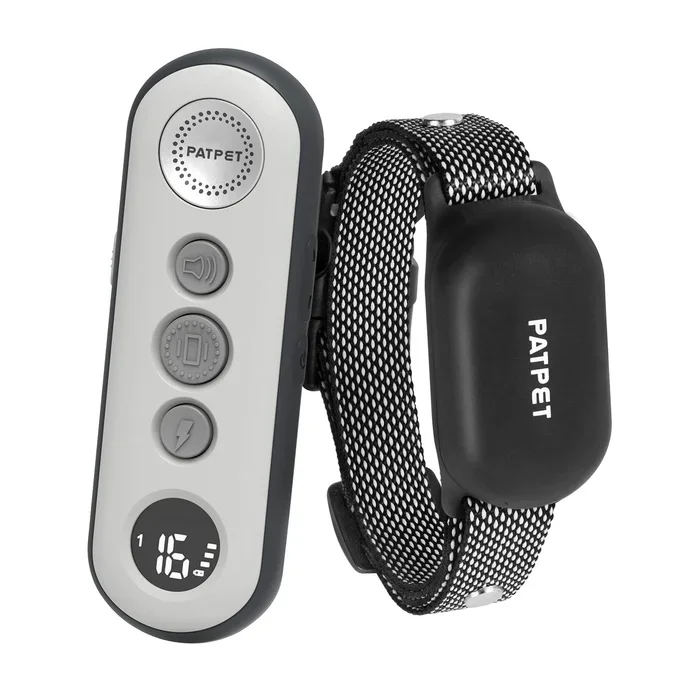 PATPET Dog Training Collar with Remote – Electric Dog Shock Collar for Small Medium Large Dogs – 3 Adjustable Safe Modes, Rechargeable Waterproof E Collar for Dogs (8-120 lbs)