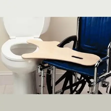Patterson Medical Supply – Commode Transfer Board 650 lbs. Weight Capacity White 7-Ply Birch Plywood / Plastic – 926810