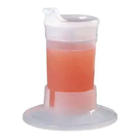 Patterson Medical Supply – Replacement Lid Large Mouthpiece, Hole for Straw – 125401