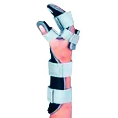 Patterson Medical Supply – Resting Hand Orthosis Plastic Right Hand Blue Large – 55460410