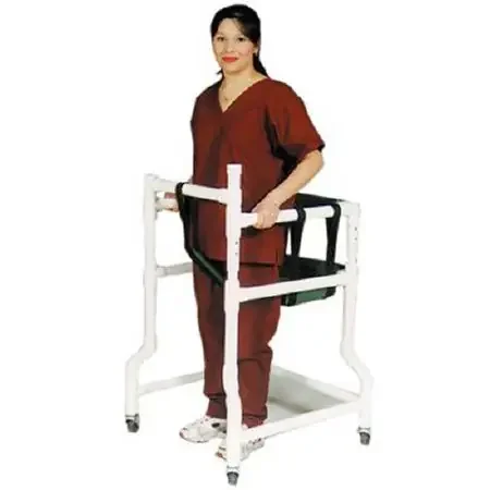 Patterson Medical Supply – Walker Chair Adjustable Height PVC Frame 250 lbs. Weight Capacity 33 to 36 Inch Height – 563324