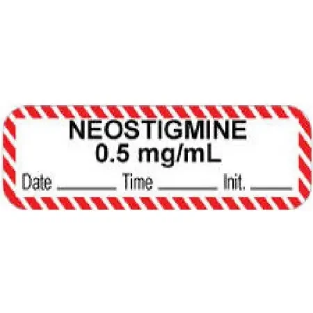 PDC – Drug Label Anesthesia Label Neostigmine 0.5 mg/mL Date_Time_Int._ White 1/2 X 1-1/2 Inch – 59726658