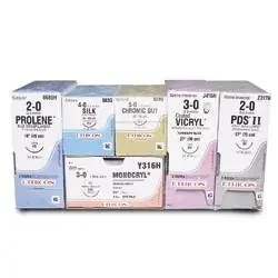 PDS II – Suture with Needle Absorbable Uncoated Violet Suture Monofilament Polydioxanone Size 0 36 Inch Suture 1-Needle 36 mm Length 1/2 Circle Taper Point Needle – Z346H