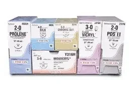 PDS II – Suture with Needle Absorbable Uncoated Violet Suture Monofilament Polydioxanone Size 2 – 0 27 Inch Suture 1-Needle 36 mm Length 1/2 Circle Reverse Cutting Needle – Z466H