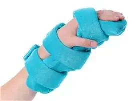 Pedi Comfy – Wrist / Hand Splint Foam / Metal Left or Right Hand Turquoise Medium – 510431/NA/MD