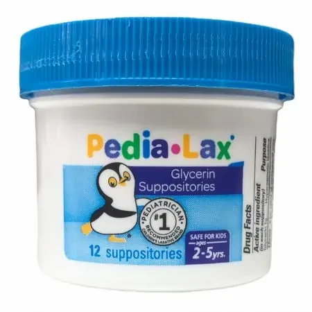 Pedia-Lax – Laxative Suppository 12 per Box 1 Gram Strength Glycerin – 00132008112