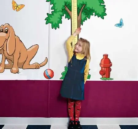 Pedia Pals – Tree Height Chart 2 to 6 Foot Length Vinyl Wall Decal – 100108
