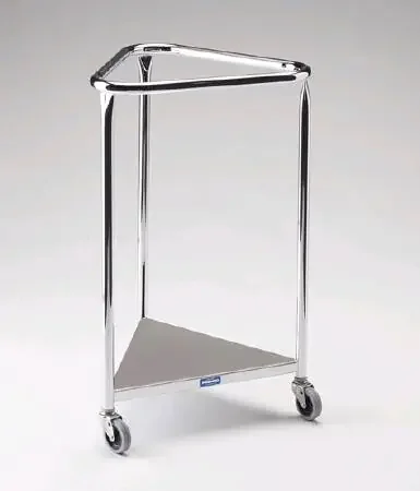 Pedigo – Hamper Stand Rolling Triangular Opening Foot Pedal Self-Closing Lid – P-120-L
