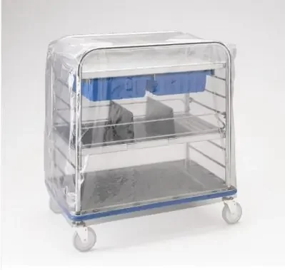 Pedigo Products – Cart Cover Blue Vinyl Zippered Closure – CDS-152-24-ZC