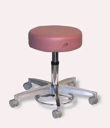 Pedigo Products – Exam Stool Backless Pneumatic Height Adjustment 5 Casters Black – P-528-GS-BLK