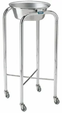 Pedigo Products – Solution Stand 7 Quart 1 Basin X-Shaped Base 34 Inch 14 X 14 Inch – P-78