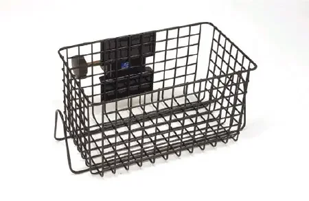 Pedigo Products – Wire Basket 12 X 6 X 6 Inch, Medium, Black, Powder Coated Steel – P-3212